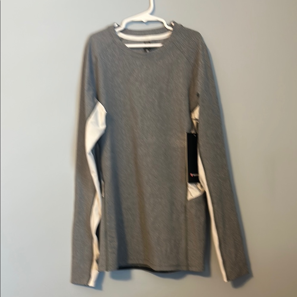Lululemon Athletica Gray Vital Drive Long Sleeve Tee